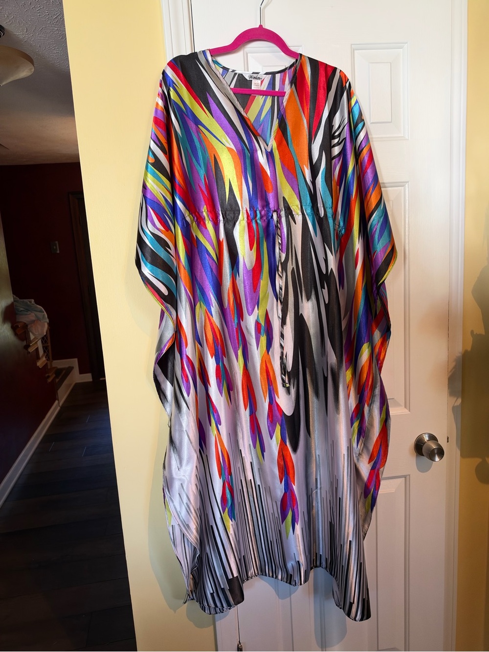 Winlar Vibrant Multicolor Women’s Swim Coverup Kaftan